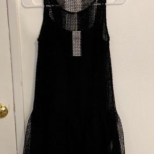 black crochet dress from BCBGeneration